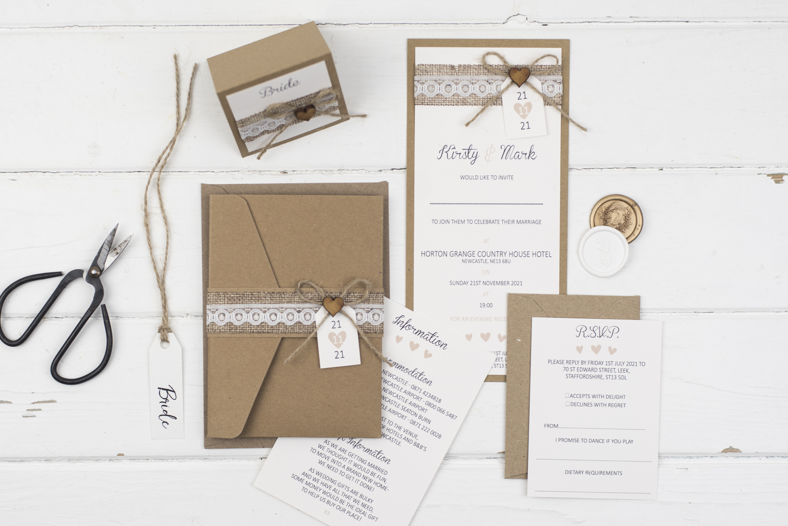 Rural Invitation Suite